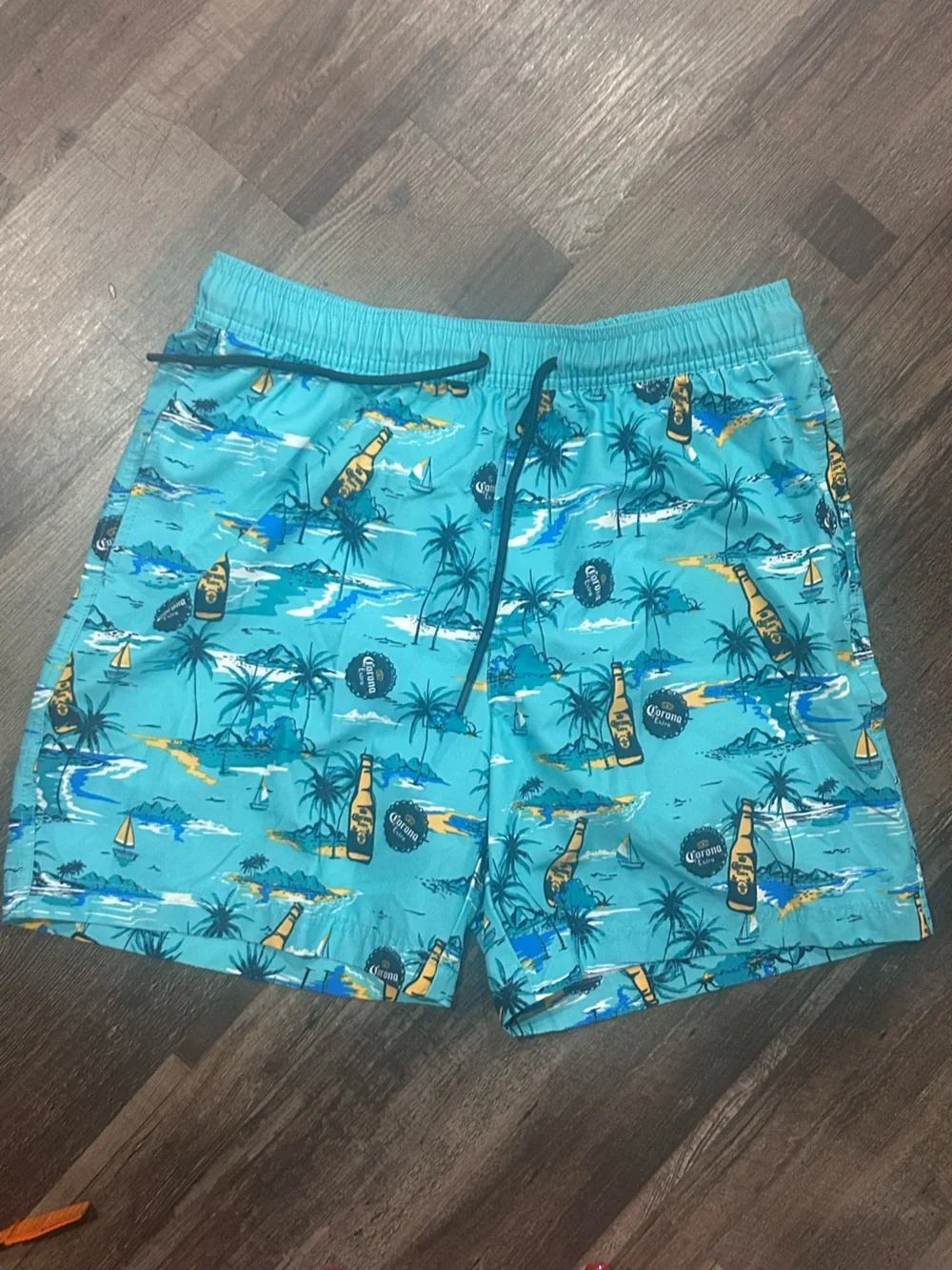 Corona beer swim trunks Size 32-34 sk169
